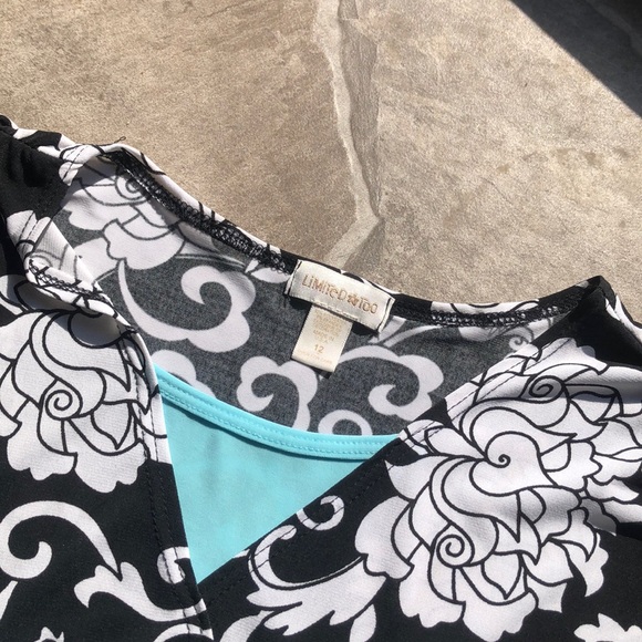 Kids Girls Limited Too Black White Size 12 Dress - Picture 2 of 4